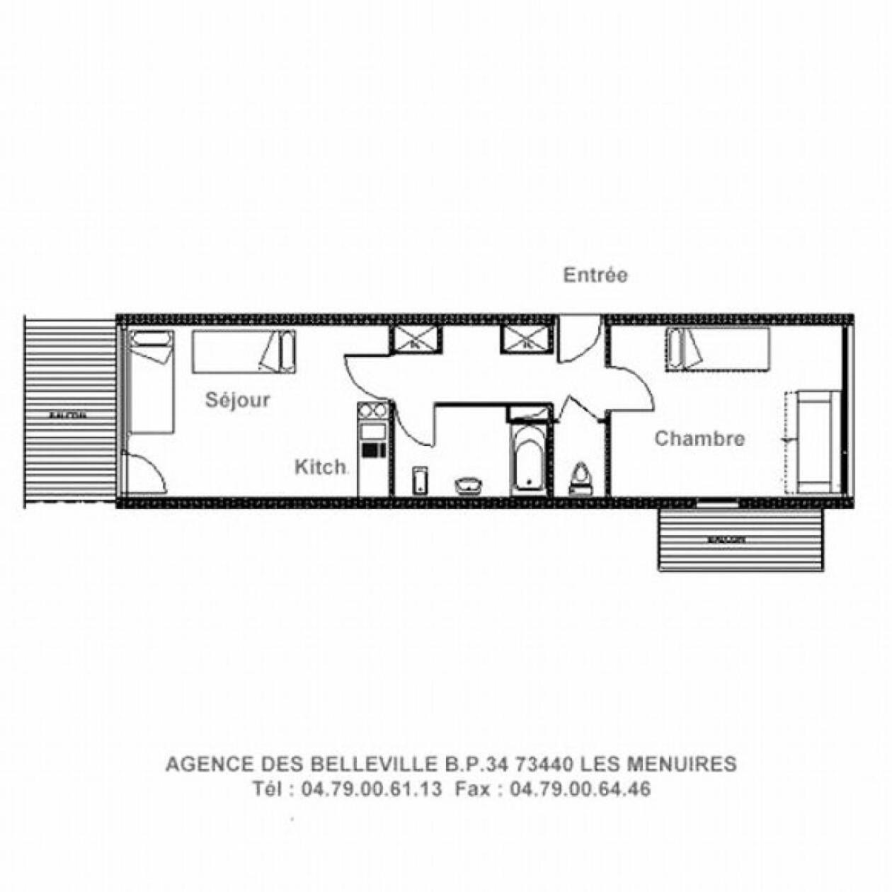 Residence Dorons - Appartement Agreable - Acces Direct Aux Pistes - Balcon Mae-2204 Saint-Martin-de-Belleville Luaran gambar